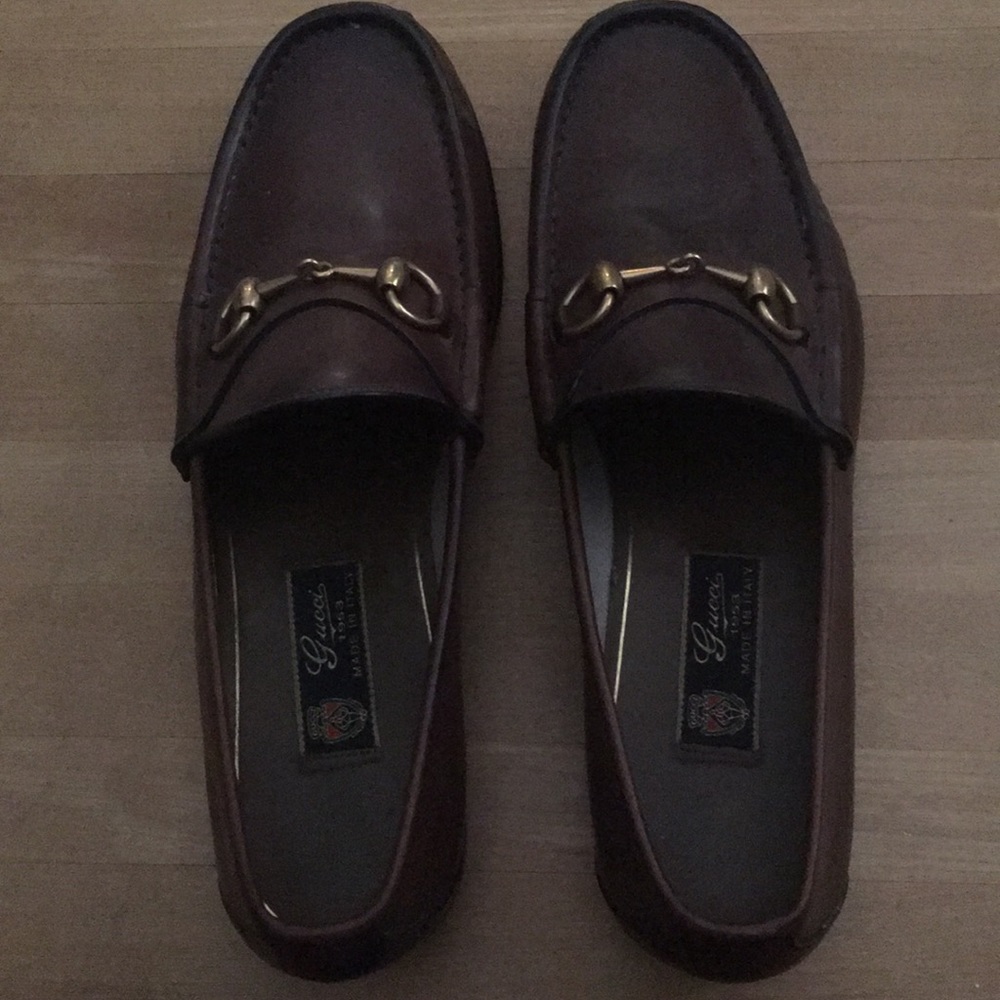 COPY - COPY - COPY - Gucci brown loafers.  Size 8.5